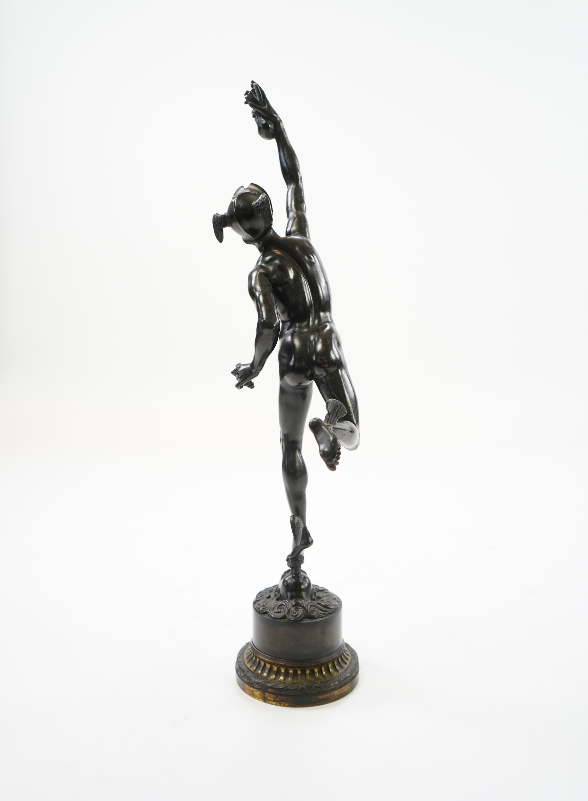 After Giambologna (1529-1608. A patinated bronze of ‘Mercury’, 19th century